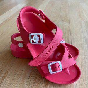 Hot Pink, Birkenstocks, Kids Arizona Sandals, Size 13-13.5 US